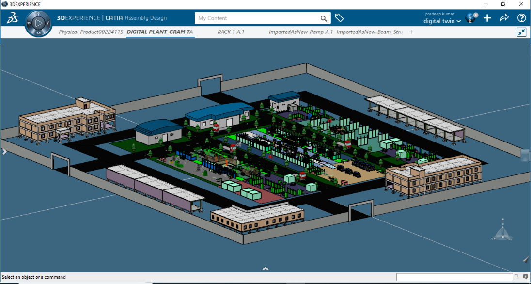 Manufacturing of an Electric Vehicle for capacity of 12 vehicles per day, using DELMIA solutions on 3D Experience Platform of Dassault Systemes. | 3DEXPERIENCE