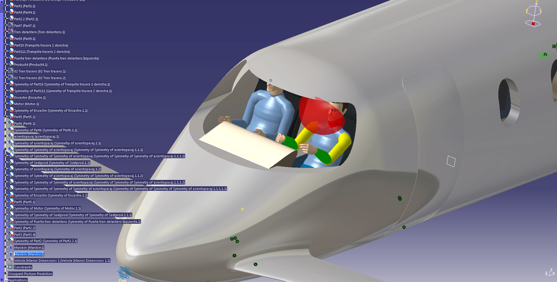 Ergonomics RULA in Catia V5