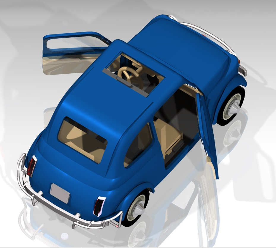 Plastic toy car Design & Manufacturing 3DEXPERIENCE Edu