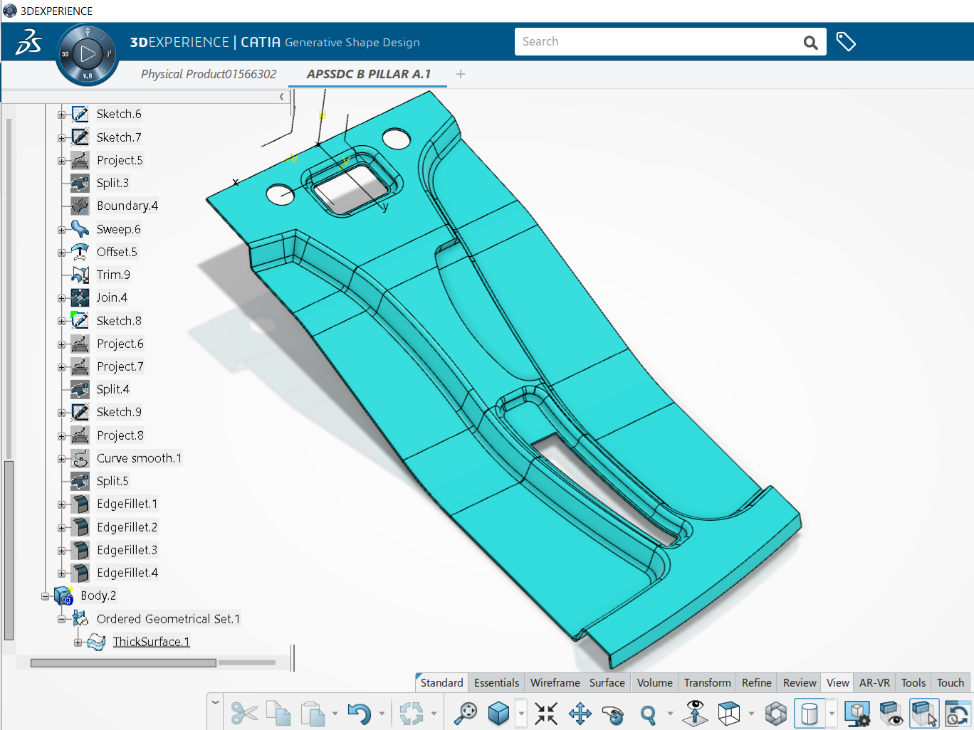 B Pillar-APSSDC | 3DEXPERIENCE Edu