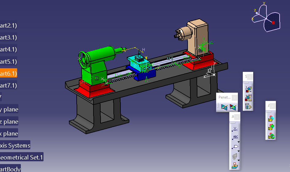 Lathe machine | 3DEXPERIENCE Edu