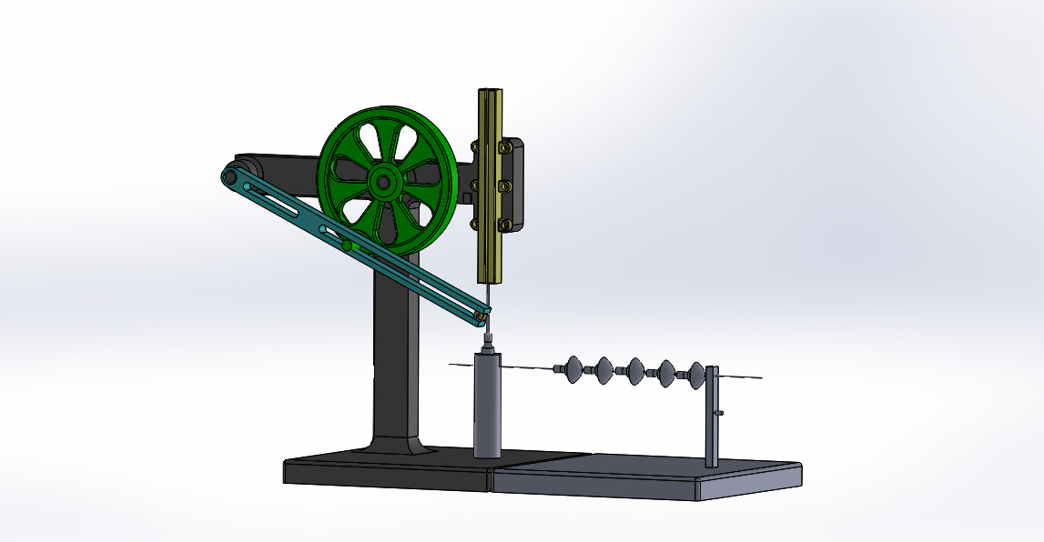 Design and simulation of automatic flower garland machine